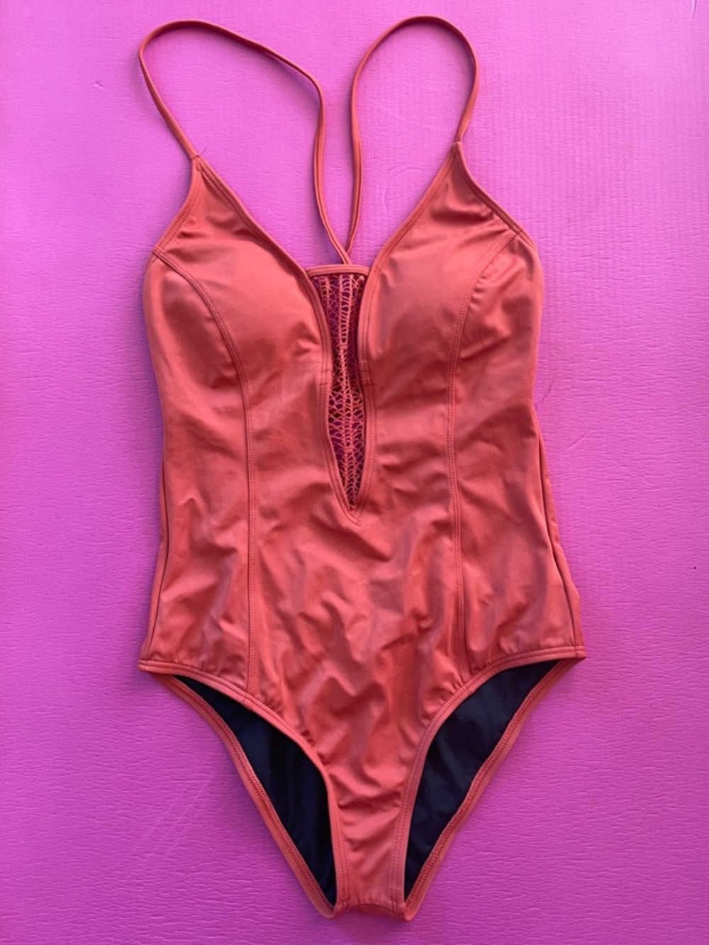 Reef Girls Orange One-Piece Swimsuit
